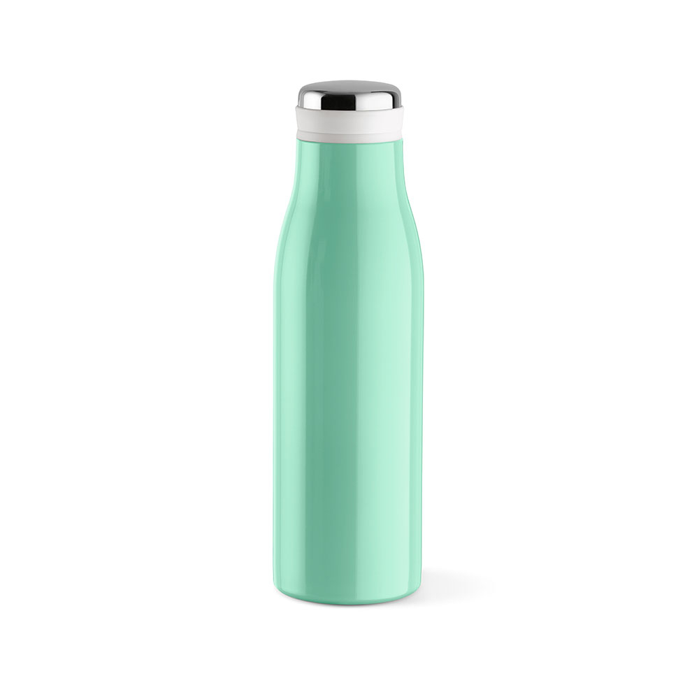 Bouteille publicitaire inox recyclé 470ml Arkansas 500 Vert pastel